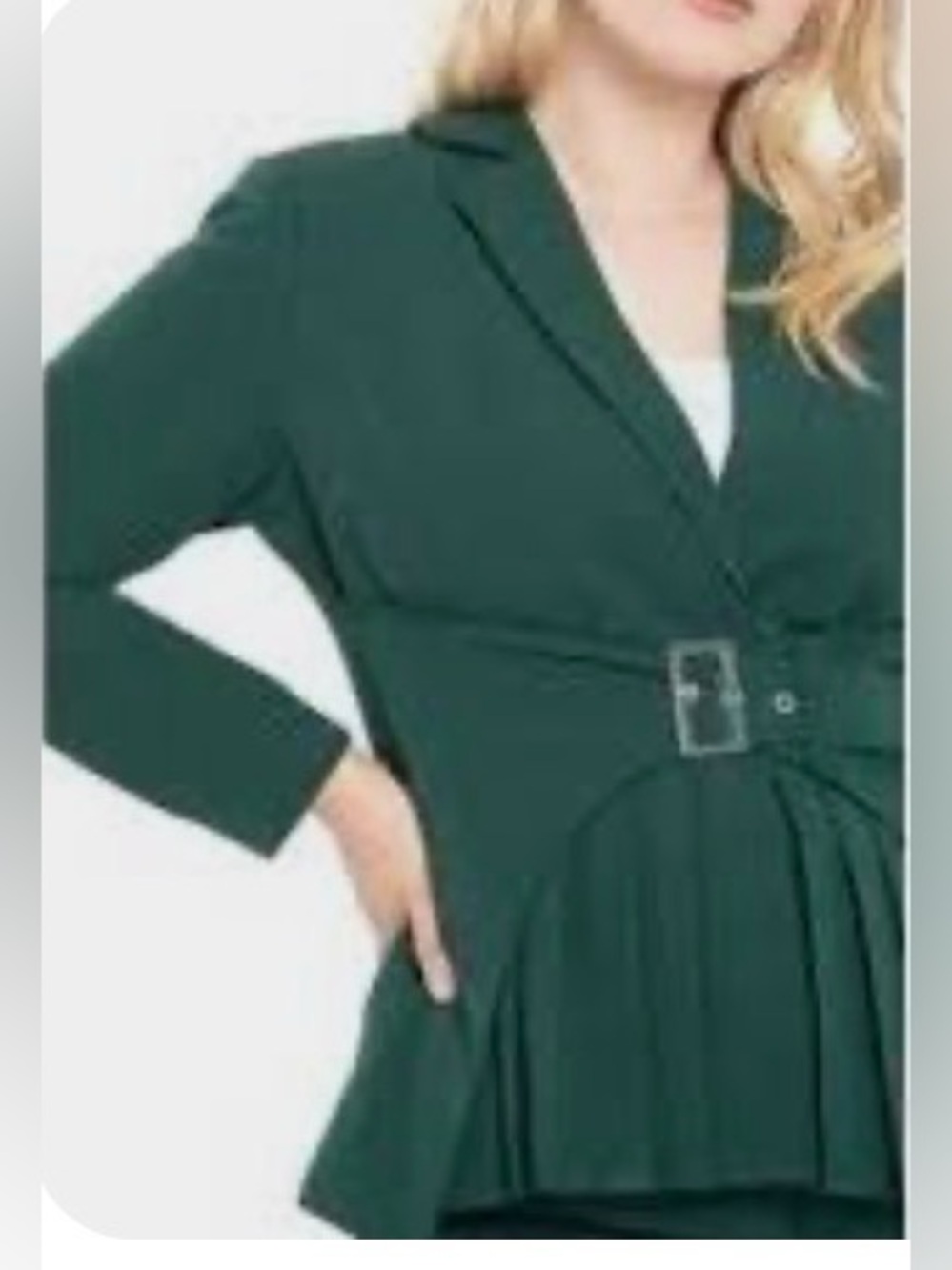 NWOT Forest Green Blazer